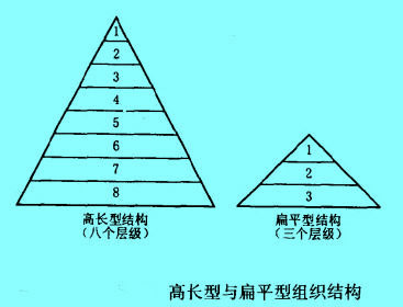 Image:高長型與扁平型組織結構.jpg