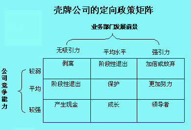 定向政策矩陣