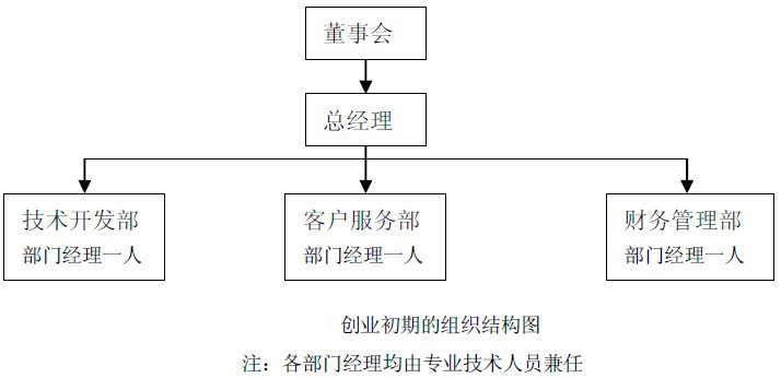 Image:創(chuàng)業(yè)初期的組織結(jié)構(gòu)圖.jpg